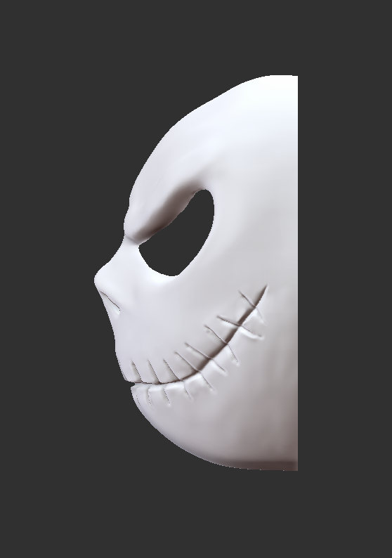 STL File Jack Skellington Mask 3D Printer Model To Download Cults
